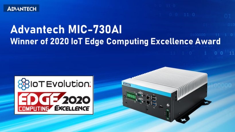 Advantech reçoit le Prix d'excellence 2020 Edge computing IoT décerné par IoT Evolution World